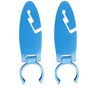 Genérico 2 Pieces Paddle Board Fin Clips - Universal for Paddle Board and Kayak | Attachment Extendable Clips | Sports Accessories for Men Women Kids Youth Teens Athletes Cyclists