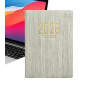 Generico 2026 Small Diary - English Version A7 Planner, 365 Day Calendar - For Notes Budget Agenda Work School Study Home Family Men and Women