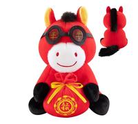 Genérico 2026 Year of the Horse Plush - Cute Pet Doll Remembrance with Blessing with Soft Fabric That Can Be Symbol, and Prosperity for Decoration and Collectors | para d