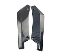 Generico 2Pcs Wrap Angle Spoiler for BMW 8 Series G14 G15 G16 F91 F92 F93 M8, Rear Corner Llip Diffuser Spoiler Side Bumper Protector Anti-crash, Car Accessories,Carbon Fiber Black