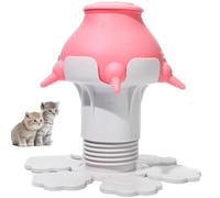 Generico 300ml Silicone Puppy Milk Feeder Feeder for Puppy Kitten Rabbit Dog Cat (Pink)
