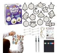 Genérico 3D Foam Texture Drawing Kit,Painting Crafts - 3D Effect Texture Drawing Kit | For Kids And Adults Creative Projects Home Activity School And Party
