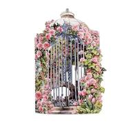 Genérico 3D Greeting Cards | Blessing Supplies for Valentine with Garden Theme, Valentines Cards - for Craft Lovers Parents Husbands Grooms Weddings Christmas