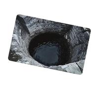 Genérico 3D Hole Effect Rug, Non-Slip Mat with Abyss Illusion Without Bottom | 3D Mat with Absorbent Capacity, for Kitchen Bedroom Entryway Hallway and Living Room