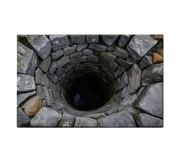 Generico 3D Illusion Rug, Non-Slip Mats for Floor and Doors - Hole Design without Bottom Area Rugs 3D Optical Illusion, for Indoor Living Room Bedroom Kitchen Entrance Area Stairs