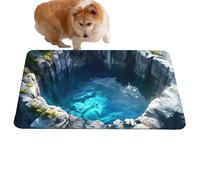 Genérico 3D Optical Illusion Effect Rugs | Decorative Aesthetic Non-Slip Doormat with Visual Trap | 3D Rug, for Halloween Indoor Outdoor Decoration Entryway Kitchen Bathroom