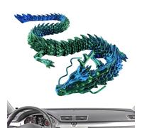 Generico 3D Printed Dragon Figurines 3D Printed Dragon Figurine, Eye-Catching Detailing for Fish Tanks, Cars, Offices and Homes
