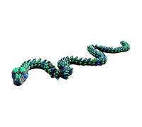 Genérico 3D Printed Snake Animal Toy, Flexible and Realistic Decoration for Desk, Youth Home, Birthday, Party, Gift Details and Easter Basket