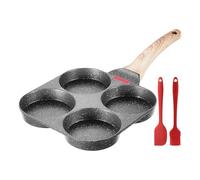 Generico 4 Cup Egg Pan - Nonstick Omelet Pan, Individual Serving Breakfast Pan, Heavy Duty Kitchen | Kitchen Lovers Cooks, Preparation