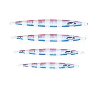 Generico 4 x Artificial Baits in the Dark with Hook | Bait Set | for Catfish, Sweet Saltwater Boat Crappie Walleye Men Teenagers