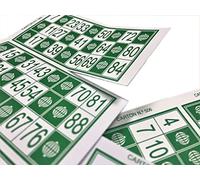 Genérico 600 Traditional 90 Ball Bingo Cartons (Green)