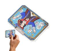 Genérico - 7.8x5.3x0.7cm Metal Table Toy | Dice for with Rotating Flat Design, Restlessness, Relaxation | Accessories for Games, Home Bar, Family Gatherings, Entertainment