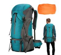 Genérico 70L Hiking Backpack - Large Backpack for Women for Women | Outdoor Waterproof Hiking Camping Travel | Ergonomic Travel Backpack with Plenty of Storage Space, verde, Consulte la descripción