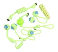 Generico 8 Piece Cotton Dog Toy Tug of War Interactive Chewing Toy | Chew Toys for Dogs, for Beach, Pool, Backyard Garden Room Indoor Outdoor