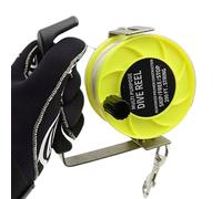 Generico 88M Adjustable Heavy Duty Nylon Rope Reel with Rope for Diving | Snorkeling Freediving Boat Beach Outdoor Activities