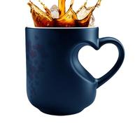Generico A Cuore - Colour Changing | Heat Sensitive Ceramic Material, Ceramic Mug | Novelty 4 Inch 325 ml Mugs, 340 G, With A Pattern For Couples And For Couples