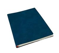 Genérico A5 Leather Book Skin Feeling Fashion Notepad Diary Learning Notebook Business Office Notebooks And Journals Note(A5 dark blue)