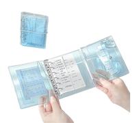 Generico A7 Rechargeable Note Holder with Rings, Three Doors with Multiple Pockets | Refillable Notebooks and Journals - for Adult Students Home School Office Travel Camping