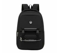 Generico Academy Zackpack Academy Card - School Backpack - Stylish School Backpack - Academy Cute for School and Everyday Use, Fashion for Students with Multiple Compartments, A, Black,