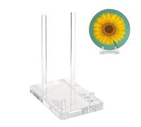 Generico Acrylic Book Stand | Transparent Adjustable Decorative | Display Stand for Desk, Table Living Room, Study Room, Office, Vinyl Discs Cards Works