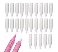 Genérico Acrylic Marker Tips - Nylon 25pcs | Replacement Pens for Paint Markers | Refill Tips for Acrylic Pens Sketches Drawing Notes