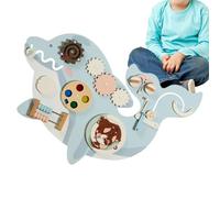 Generico Activity Wall - Wooden Sensory Colourful Interactive Design for Learning, Toy for Early Childhood Skill Development, Game for the AL