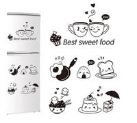 Genérico Adesivi Murali Cucina Fiori E Piante - Adesivi Murali Scritte | Fai Da Te Wall Art Stickers Decor Coffee Station Decorazioni Per Kitchen Shop Cafe Pub | Da Parete Per Cucina Da