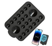 Generico Adhesive Holder for Phone, Silicone Adhesive for Mobile Phone - Magnetic Holder with Vlogging Recording Outdoor Travel Mirror Bathroom Wall Window Selfie