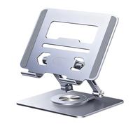 Generico Adjustable Laptop Stand | Folding Stand with Cooling - Desktop Stand for Laptop and Computer, for Smartphone Notebook Tablet Home University School Travel Live Streaming