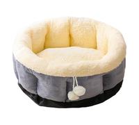 Generico Adorable Cat Bed - Round Cat Bed | Relaxing and Washable | Round Bottom Relaxing Non-Slip for Sleeping in the Home, Living Room, Balcony, Apartment or Invi