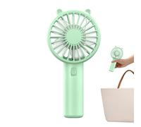 Genérico Adorable Portable Mini Fan, Mini Rechargeable Personal Fan - Manual Portable USB Rechargeable Personal Desktop Quiet with Strong Air for Outdoor
