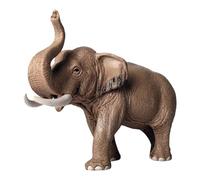 Genérico African Elephant Figures, Realistic Wild Elephant Simulated