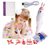 Genérico Air Paint Sprayer Pen - Air Pen Markers Kit,Electric Rechargeable Cordless Airbrush Watercolor Pens for 3 Year Old Boys and Girls