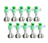 Generico Alarm Bells for the Barrels, 10 Fish Bells | Bite Indicators Bite Indicators, Double Alarm Bell for Professional Bull Enthusiasts