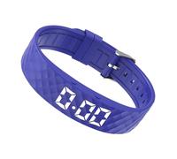 Genérico Alarm Bracelet, Silent Timer Clock Device, Alarm Clock with Adjustable Vibrating Alarm, for Men Women Adult Girls Boys Seniors Elderly Travel, blue, Consulte la descripción