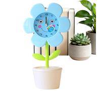 Generico Alarm Clock: Flowerpot Design, Silent Sound Device | Alarm Clock for Children Support Room Christmas Home Travel Teenagers Kids Boys Girls Morning Comfort