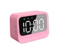 Generico Alarm Clock with Speaker - Smart Digital Alarm Clocks with Audio | Digital Clock with Speaker - for Home, Bedside Room, Living Room, Dormitory, Hotel and Studio