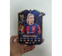 Generico Alexia Putellas TOTY EA FC 24 Ultimate Team FUT Card Printed on Engineered Wood A5 - 21 x 15 cm