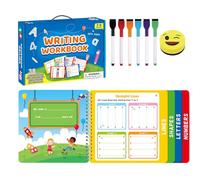 Generico Alphabet Learning Books - Reusable Exercise Books for Tracking Exercises | School Supplies for Home Learning Preschool Activities for Home and School 'Childhood