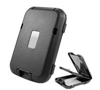 Genérico Aluminium Card Holder with Lock: Credit Card Protector Case against Data Theft, Portable Case for Prepaid Cards and Security, dark grey, Consulte la descripción, See description