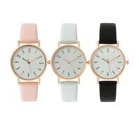 Genérico Analogue Watch - Water Resistant | Time Waterproof | Women's Wrist Watch with Analog Display | Accessories for Birthday, Valentine's Day, Girls, Girlfriend, Girlfriend, Black/White, Consulte