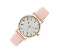 Genérico Analogue Watch | Waterproof and Accurate Accessories, Elegant Analogue Watches for Women, for Work School Commuting Daily Travel Girls Students Ladies Girlfriend, pink, Consulte la