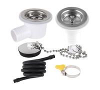 Generico Angled Connector for RV Exhaust Connector - 200cm Quick Connect Filter with Hose | Drain Plug Adapter Leakproof Design in