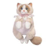 Generico Animal Backpack for Children | Soft Plush Cat Backpack - School Bag for Boys - For Elementary Students Children Teenagers Sports Kindergarten Beach and Travel, mocha, Please refer to the