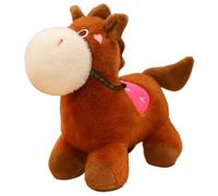 Generico Animal En Plush - Cheval | Plush Doudou | Décoration Douce Et Pour Se Calmer | Oreiller En Plush Doux Pour Canapé Siège Auto Sœurs Amis Petite Amie Garçons Filles