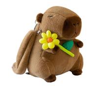 Generico Animal Shaped Backpack | Soft Backpack for School - Soft Plush Capibara for Soft Animals | For Children Girls Birthday Travel Camping Picnic Sport, Embrace Yellow, Please refer to the