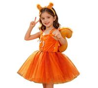 Genérico Animal Squirrel Costume Set - Fantasy Sleeveless Children's Tutu Set for Children | Holiday, Carnival, Stage, Performance, Wedding, Halloween