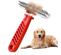 Generico Anti-Hair Rake Comb for Dogs | Anti-node Comb for Pets, Dog Undercoat Brush | Ideal for Car Travel, Camping Holidays and Apartments