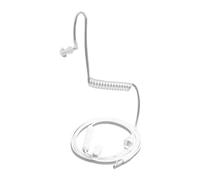 Generico Anti-Radiation Headphones - Single In-Ear Earphones 3.5 mm with Microphone, Wired Earphone with Vacuum Spring Tube for Mobile Phone, Tablet, MP3, Computer