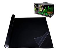 Generico Aquarium Background - Electrostatic Black 200 cm | Adhesive Sticker - Decorative Poster for Fish and Plants | Cutting Service Available. Ideal for Easy Observation